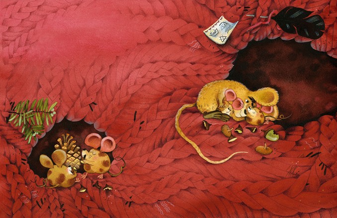 Children S Book Der Kleine Rote Pullover Katharina Sieg Illustration